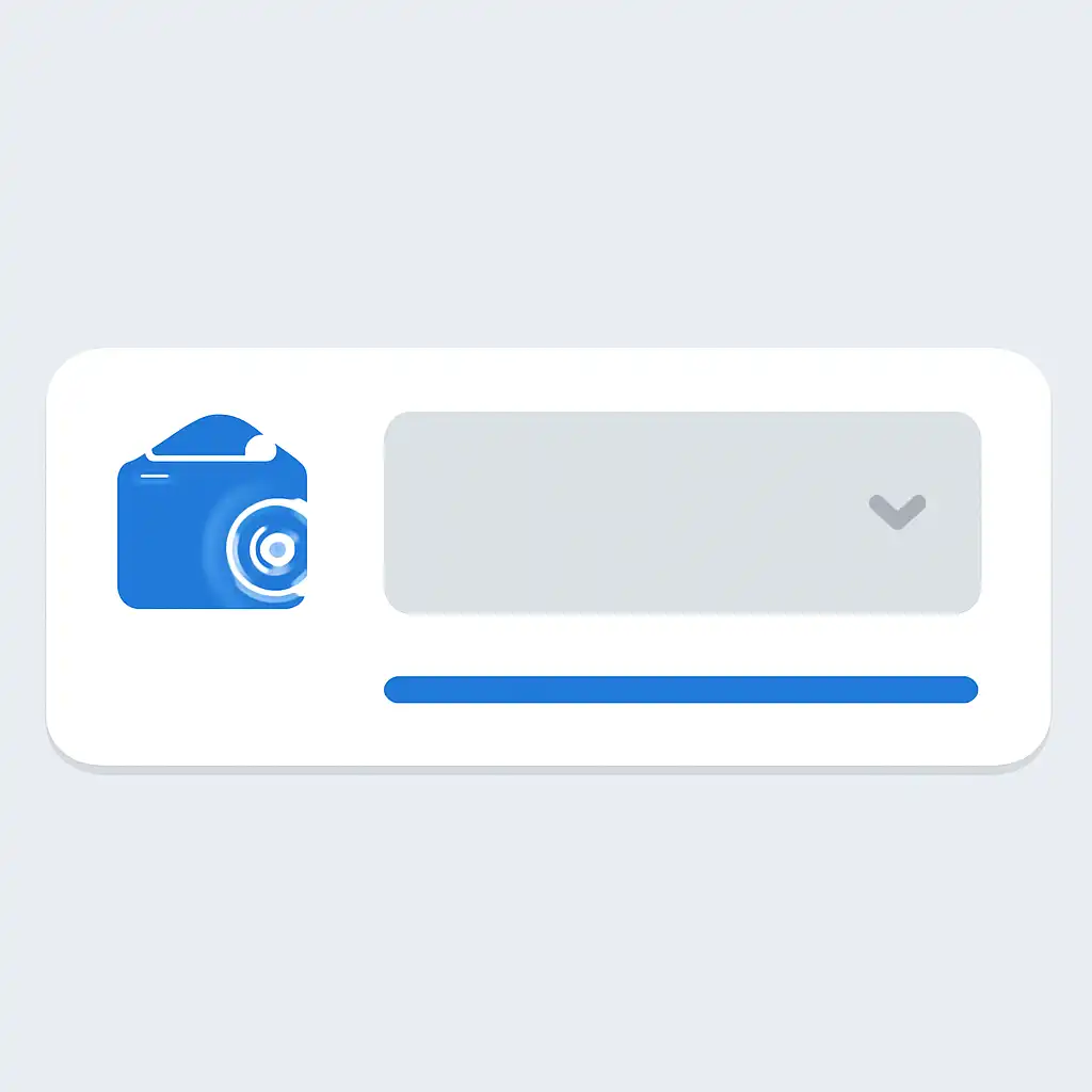 Close-up of button or form field for Our Withdrawal Partners, 6 Club