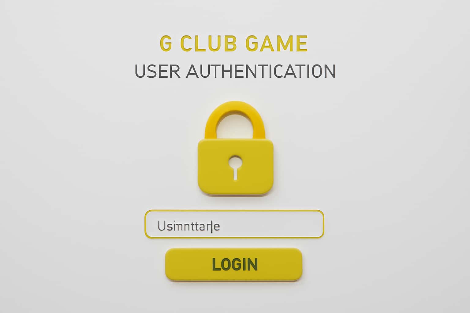 6 Club Game User Authentication Interface