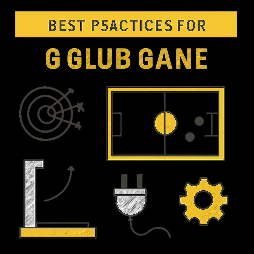 Diagram illustrating best practices for installing the 6 Club Game.