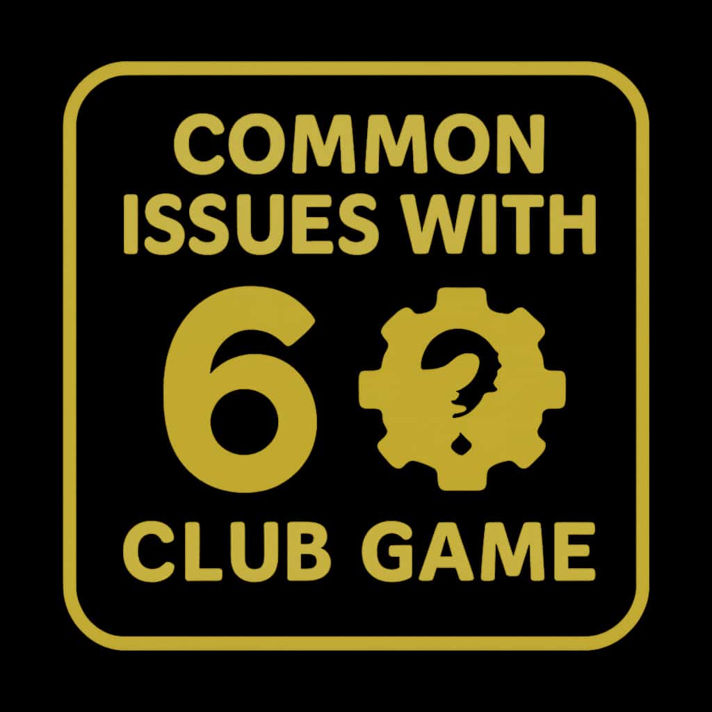 Icon representing common issues with 6 Club Game.
