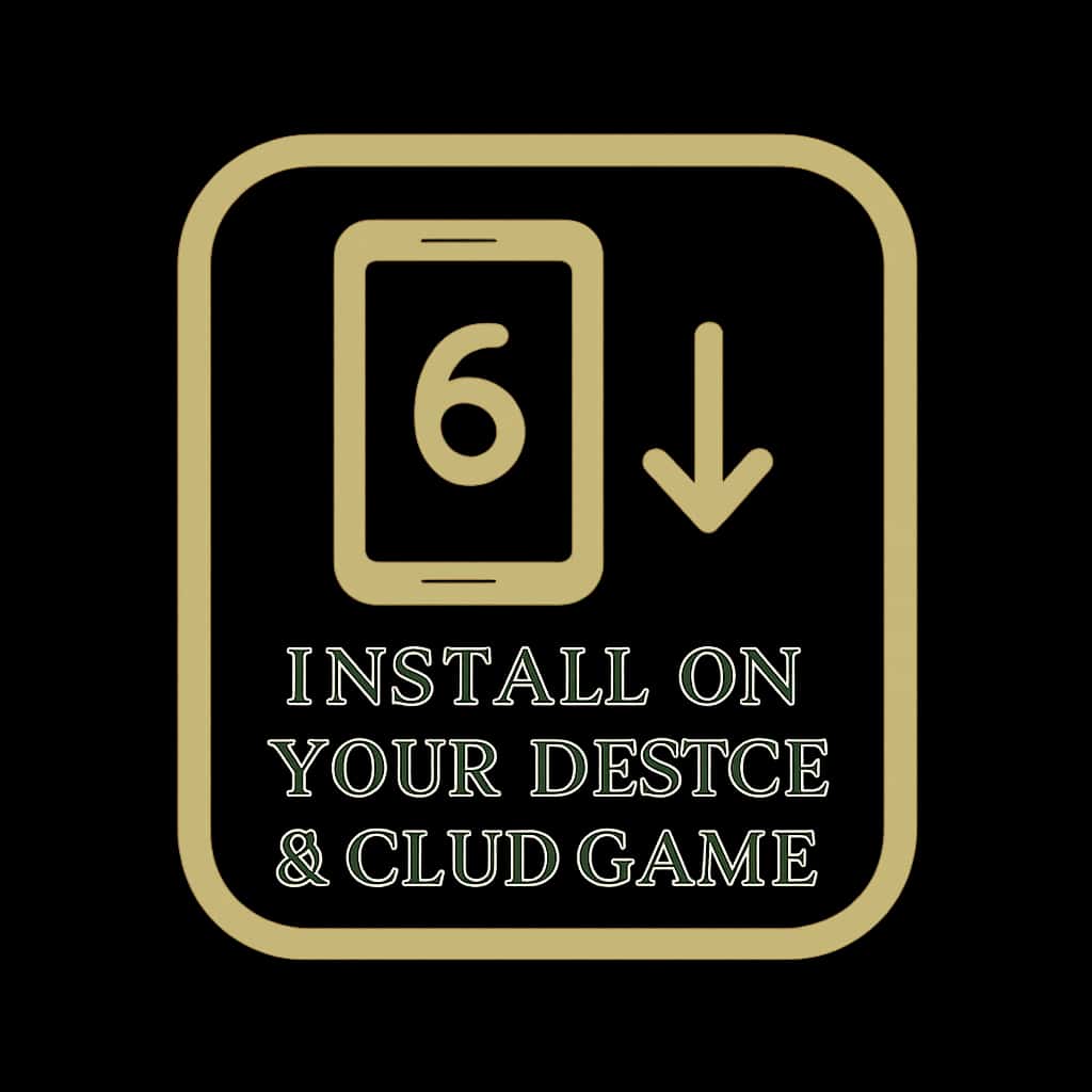 Icon representing the installation guide for 6 Club Game.