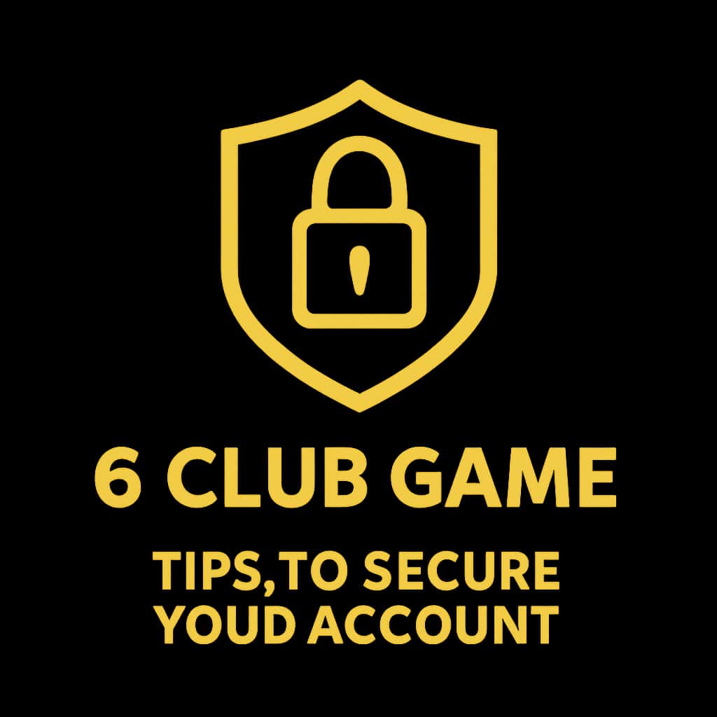 An icon representing security tips for 6 Club Game account.